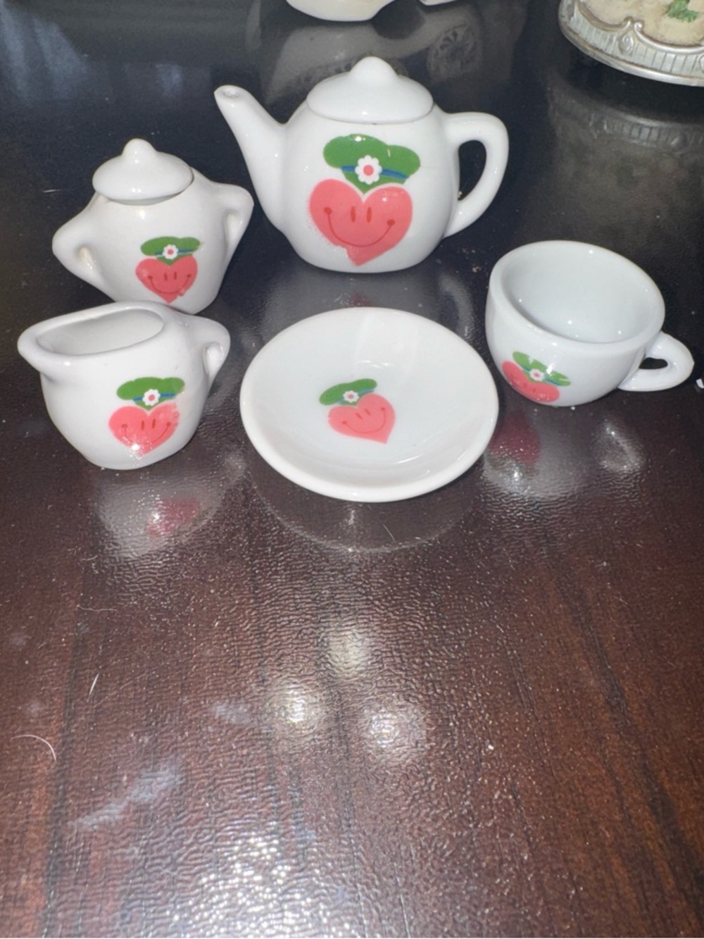 Miniature Ceramic Tea Set - Picture 3 of 4